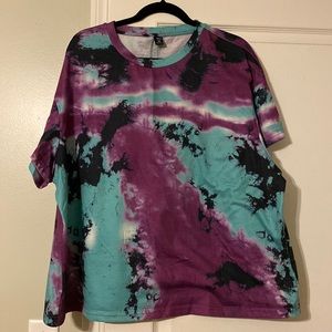 Tye dye crop top